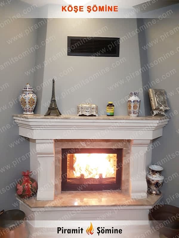 Köşe Şömine Modelleri